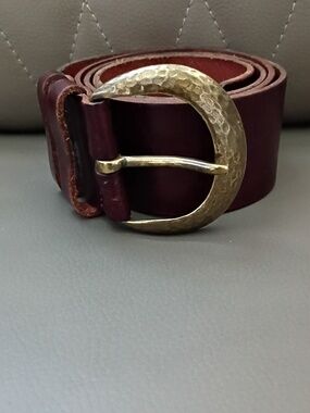 Fossil Wide Leather Belt